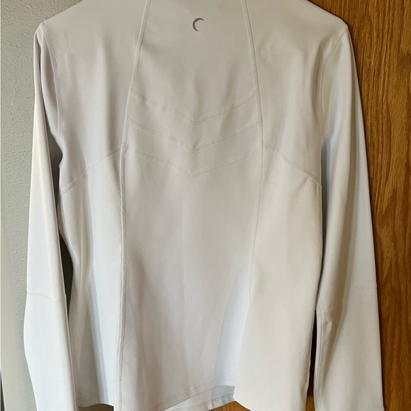 Zyia Active White Fitted Flight Jacket size L - Picture 2 of 3